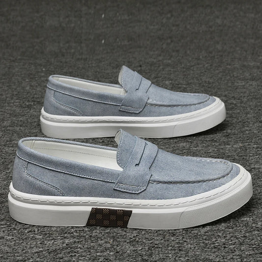 Designer Brand Men's Loafers Green Casual Shoes Men's Lightweight Soft Soled Walking Flat Shoes Brown Luxury Sneakers for Men