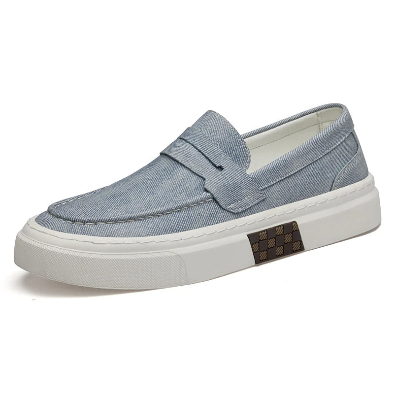 Designer Brand Men's Loafers Green Casual Shoes Men's Lightweight Soft Soled Walking Flat Shoes Brown Luxury Sneakers for Men